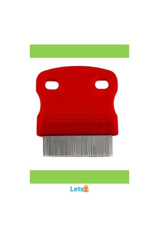 Nazik Metal Dişli Kedi Köpek İçin Bit Pire Tarağı