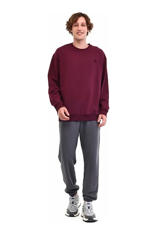 Lumberjack Sn75c Neck Erkek Sweatshırt 5pr Bordo