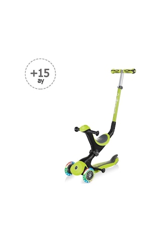 Globber Go Up Deluxe Işıklı Teker Çocuk Scooter Yeşil