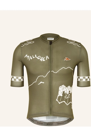 Cafe Du Cycliste Kadın Bisiklet Forması Sa Calobra Upf15 Haki