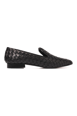 Napa Black C02 Oxford Klasik Kadın 279 21 V1 Chiara Bellini Napa Leather Napa Black C02