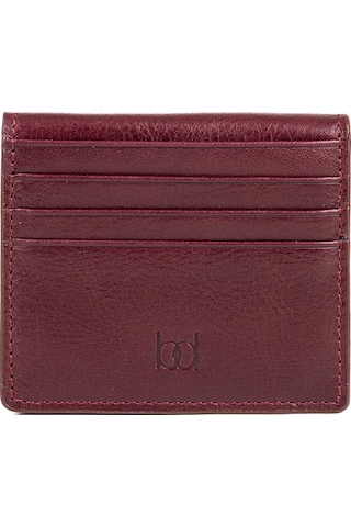 Bayderi Luis Unisex Hakiki Deri Kartlık Bordo