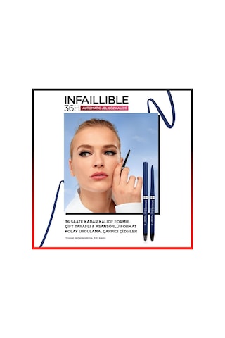 L'Oreal Paris Infaillible Automatic Jel Göz Kalemi Mavi