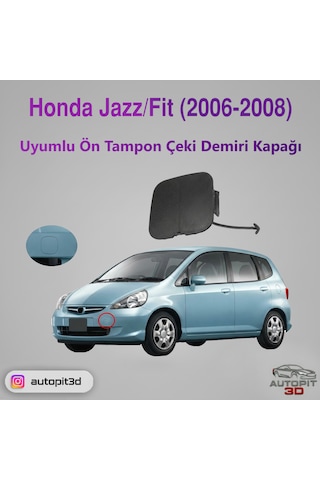 Honda Jazz / Fıt 2006-2008 Ön Tampon Çeki Demiri Kapağı