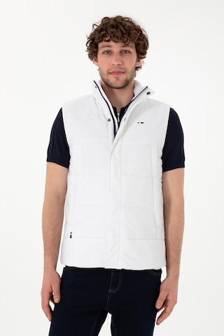 U.s. Polo Assn. Erkek Beyaz Yelek Dokuma 50299412-vr013 Beyaz