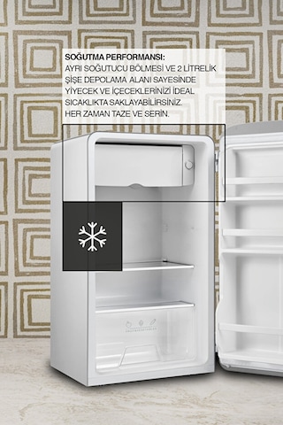 Dijitsu DB120RWH 93 LT Retro Buzdolabı