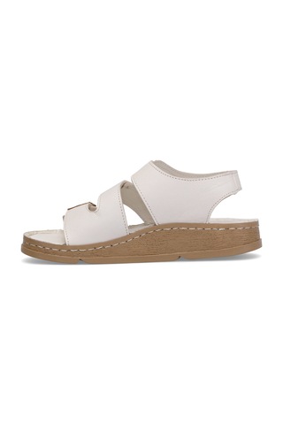 Mammamia D25ys-2450 Kadın Hakiki Deri Düz Sandalet Kemik Kemik