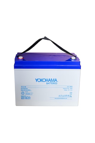 Yokohama Yh-26919 12v 100ah Tam Bakımsız Deep Cycle Jel Akü 330x172x218mm Yeni Tarihli Taze Akü