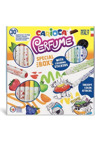 Carioca Perfume Special Kokulu Keçeli Boya Kalemi 30'Lu Özel Set