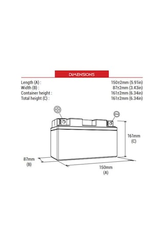 Bs Battery Btx16-bs Motosiklet Aküsü