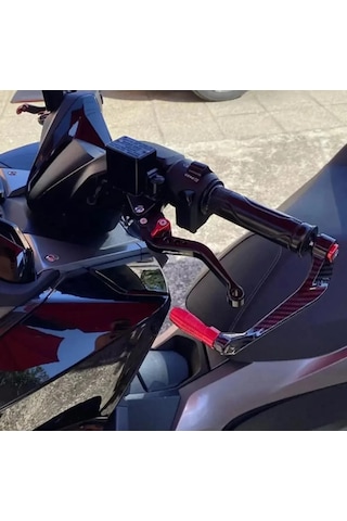 Honda Forza 250 Manet Koruma Karbon Desenli-titanyum Dekorlu-mkm52968
