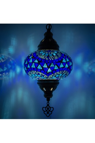 Tavan Sarkıt Avize Mozaik Lamba Gece Lambası Renkli