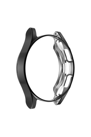 Galaxy Uyumlu Watch 4 Classic 42mm Mkst Watch Gard 02 Koruyucu Silikon - Siyah