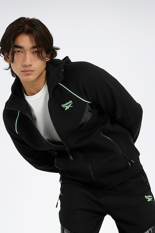 Reebok Zıp Hoody - Mıx Siyah Erkek Eşofman Üstü 000000000102237941