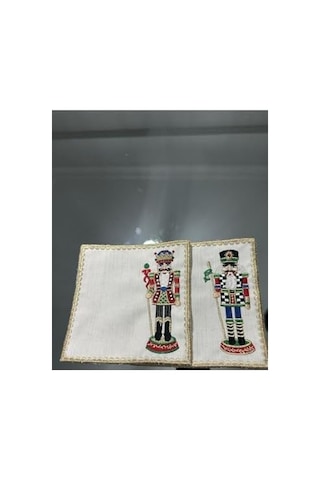 Linda Mia Nutcrackers Kurşun Asker Kokteyl Peçete 2 Li Acı Kahverengi