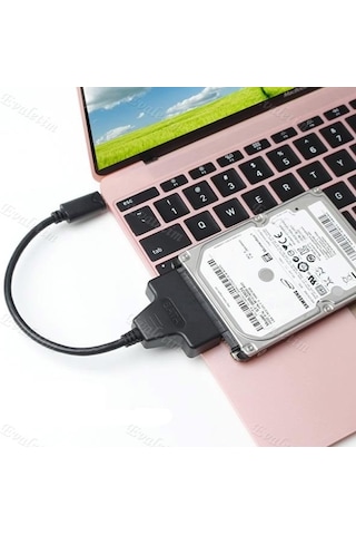 Type-C 3.1 Usb To 2.5 3.5 Inç Sata 4393P Ssd Hdd Hard Disk Dvd Ka