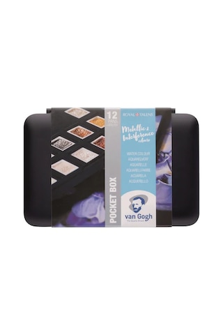 Talens Van Gogh Tablet Sulu Boya Seti Metalik Renkler 12 Renk