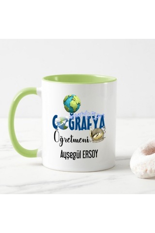 Kişiye Özel Coğrafya Öğretmeni Kupa Bardak Ha06