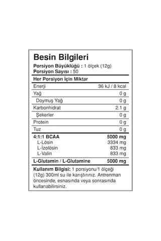 Bigjoy Big2 Bcaa + Glutamine 600 Gram-Karpuz