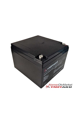 12v 26 Ah-amper Agm Ups Cihazı Aküsü Yiğit Akü-