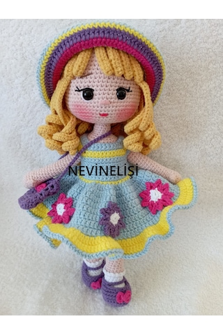 Amigurumi Alara Bebek Çok Renkli