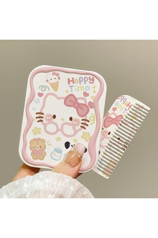 Vkemall Taşınabilir Kittycompact Aynalı Tarak Seti: Şık Ve Pratik Çözüm