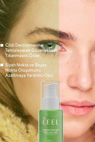 The Ceel Arındırıcı ve Aydınlatıcı Yüz Peelingi Beluga Havyarı Özlü Coenzyme Q10 100 ml