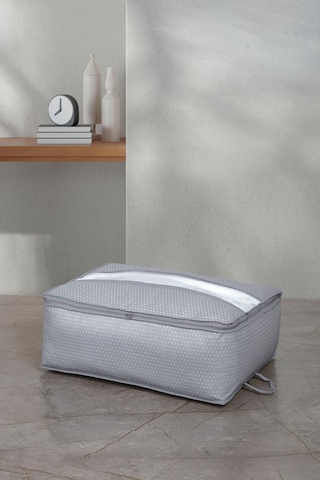 Soley Point Büyük Boy Baza Altı Hurç - 62 46 22 Cm Gri