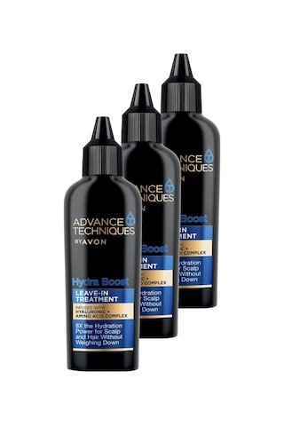 Avon Advance Techniques Hydra Boost Nemlendirici Durulanmayan Saç Bakım Kremi 3 x 50 ML