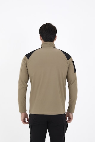 Camp Scoutland Camp137 Outdoor Tactical Su iticili Erkek Bej Taktik Sweatshirt Bej