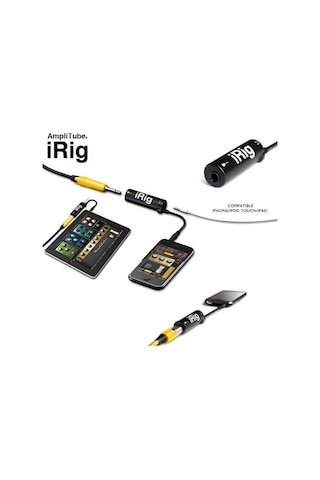 Irig Apple Uyumlu iPhone Multimedya Ses Arayüzü Cihazı Irig Gitarınızı Veya B