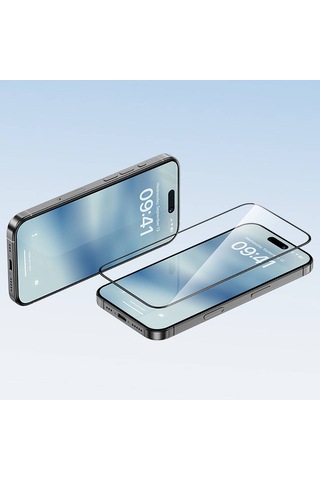 Apple iPhone 15 Uyumlu Plus Benks Ultra Shield 0.4mm Ekran Koruyucu Uygulama Aparatlı