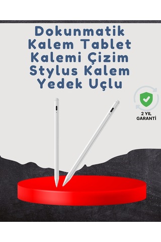 Yüksek Hassasiyetli Eğim Sensörlü Dijital Kalem Usb-c Hızlı Şarjlı Diğer