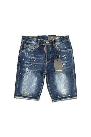 Dsqotheq Kadin Denim Short Blue Mavi