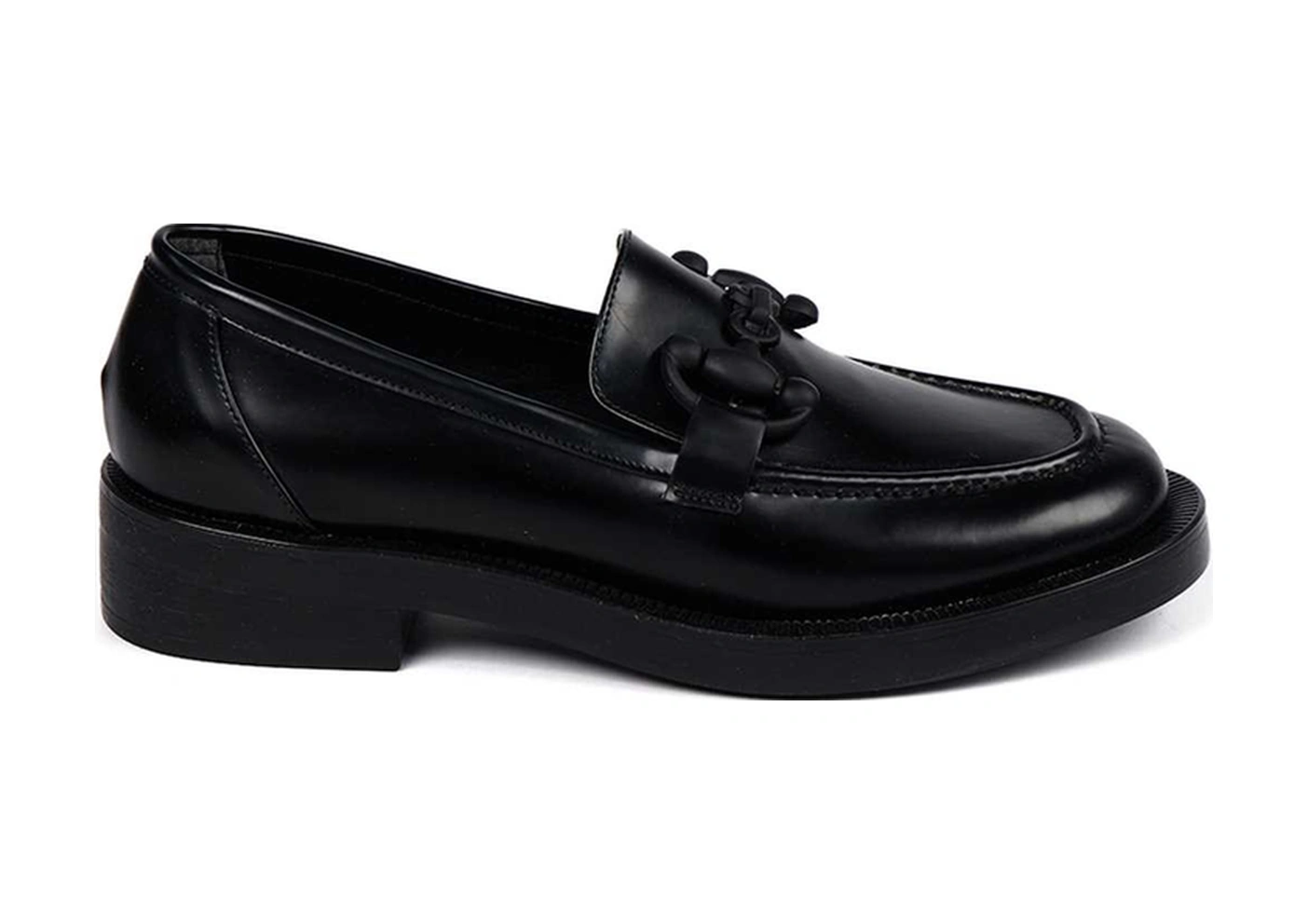 Bestello Tokalı Termoplastik Loafer 281-128 Kadın Ayakkabı Siyah