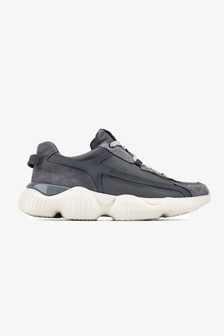 Valmenti Erkek Hakiki Deri Gri Sneakers & Spor Ayakkabı 381 23348 Erk Ayk Y26 Grı