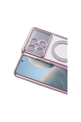 Uray Store Xiaomi Poco X6 Pro Joke Simli Magneticsafe Kılıf - Pembe