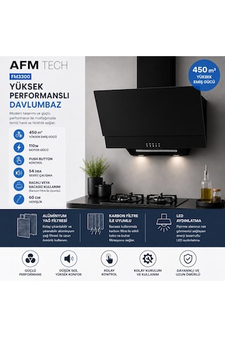 Eminçelik & Afm A28 FM7600 + EC-AH 7340 BE70 LPG + FM3300 Turbo Siyah Ankastre Set