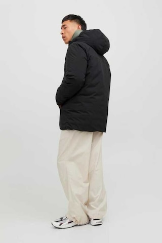 Jack & Jones Jack&jones 12256884 Jjpayne Parka Jacket Erkek Uzun Mont Siyah Siyah