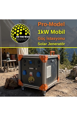 Otw Pro-model 1000w Mobil Güç İstasyonu Lifepo4 Bataryalı Solar Jeneratör