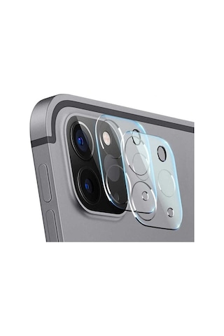 Apple Uyumlu iPad Pro 12.9 2020 4.nesil Kamera Lens Koruyucu Cam Şeffaf