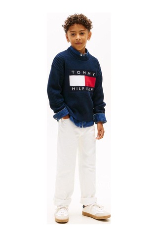 Tommy Hilfiger Erkek Çocuk Triko Kb0kb10071 Lacivert