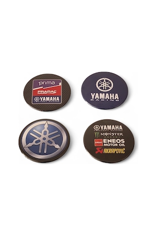 Motosiklet Magnet Set 1 Yamaha 4'lü Magnet Karışık Renkli