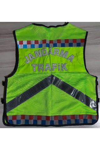 Yeni Model Jandarma Trafik Yeleği 1.Sınıf Yansıtıcı Reflektor Kul