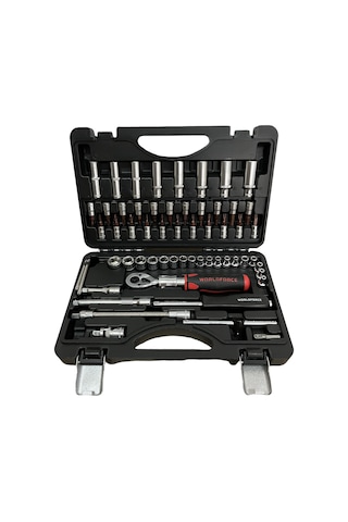 Worldforce 60 Parça S-Ultra 1/4" Uzatmalı Cırcır Lokma Takımı