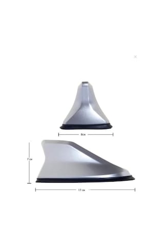 Extra Marketing Volkswagen Cc Uygun Balina Shark Anten Köpek Balığı Anten Silikonlu Gri