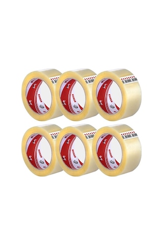 Koli Bantı Aslan 45x100 Şeffaf 6 Adet