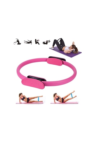 Gymo Yoga Pilates Egzersiz Çemberi 38 CM Pembe