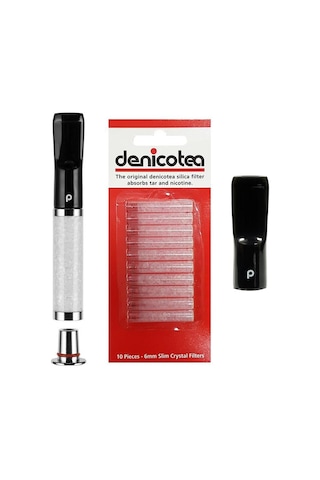 Denicotea 25001 Karbon Filtreli 6-9mm Lüks Slim Sig.Ağızlığı Sede