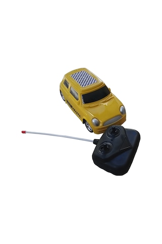 Uzaktan Kumandalı Full Fonksiyon Mini Cooper Hızlı Araba Sarı